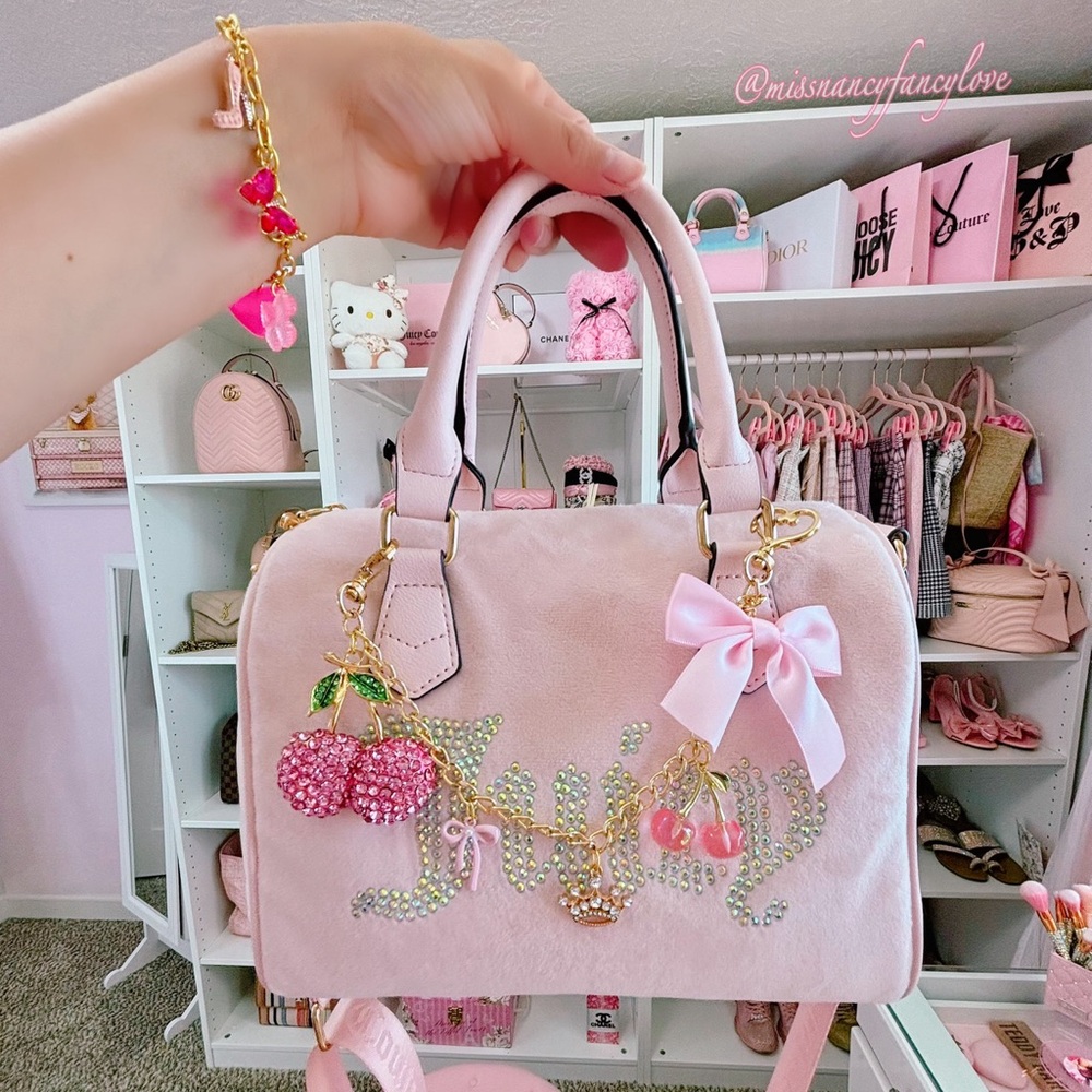 Handmade Cherry Coquette Purse Chain